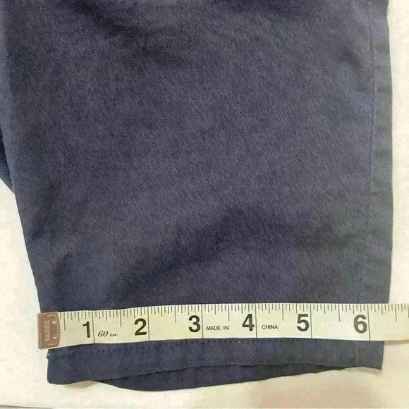 H&M Little Boy's Size 6 Shorts Adjustable Waist Navy Zipper Button - Picture 5 of 8